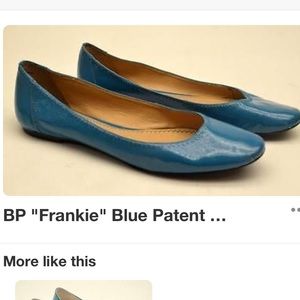 Nordstrom BP Frankie Turquoise patent leather flat